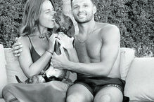 Gonçalo Ramos, a namorada e a cadela 