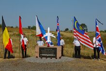 Cerimónia que assinala o 10.º aniversário do acidente de avião do voo MH17 da Malaysia Airlines