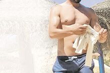 Ator de 42 anos esteve na zona das Palhotas