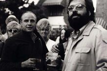 Francis Ford Coppola com Marlon Brando