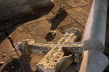 Padrão de São Lázaro em Guimarães vandalizado