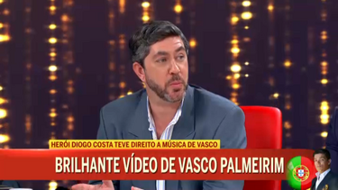“Até em francês ele fala”: Adriano Silva Martins comenta música que Vasco Palmeirim criou após vitória da seleção  