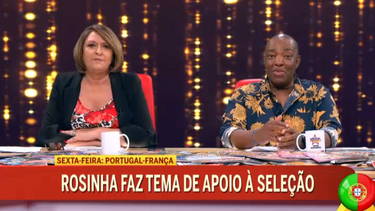 “Não há cá champanhe que ganhe a um bom chouriço”: Rosinha dedica canção à seleção portuguesa 