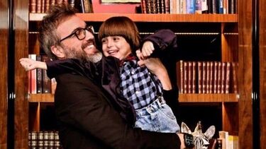 Pedro Chagas Freitas e o filho Benjamim