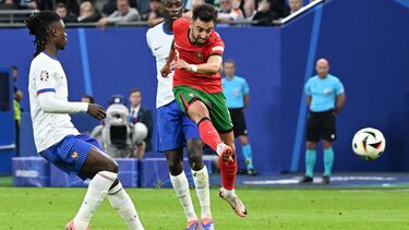 Bruno Fernandes no Portugal-França do Euro 2024