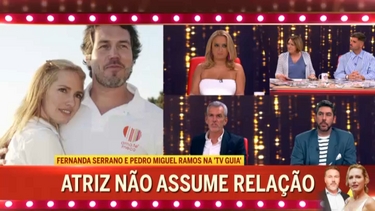 Fernanda Serrano e Pedro Miguel Ramos namoram “em segredo” há um ano 