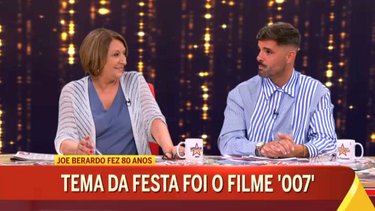 “Uma festa de arromba”: Maya reage às imagens das comemorações secretas do 80.º aniversário de Joe Berardo