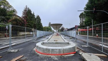 A infraestrutura das novas paragens do MetroBus no Porto