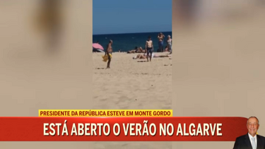 “O verão só começa quando o presidente pisa a areia algarvia”: Maya sobre Marcelo Rebelo de Sousa estar no sul do País 