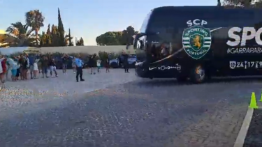 Equipa do Sporting já chegou ao Algarve para o estágio de pré-época