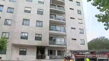 Incêndio deflagra em edifício de seis andares em Valongo