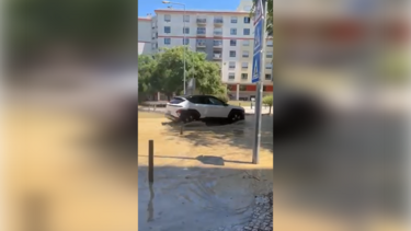 Conduta de água rebenta junto ao aeroporto de Lisboa