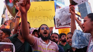 Manifestações estundantis no Bangladesh