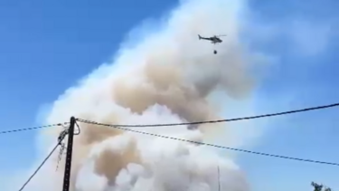 Mais de duas centenas de bombeiros combatem as chamas em Alcabideche. Casas estão em perigo