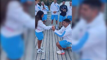 Atleta argentina pedida em casamento na Vila Olímpica em Paris