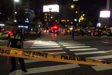 Atropelamento na Coreia do Sul faz nove mortos