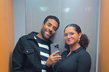 Nelson Évora e Evy Alberola