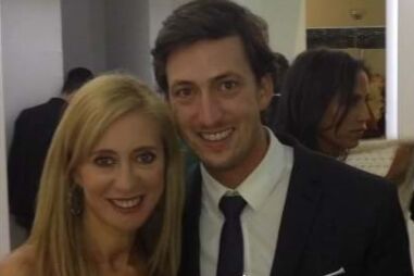 Judite Sousa e o filho