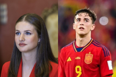 Princesa Leonor e o jogador Gavi
