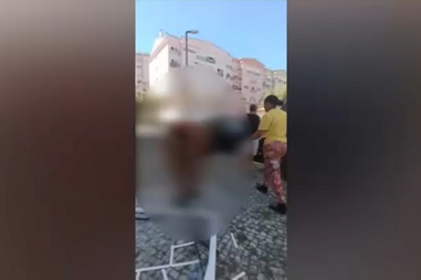 Imagens impressionantes mostram o momento após a explosão de gás que fez dois feridos graves em Rio de Mouro 