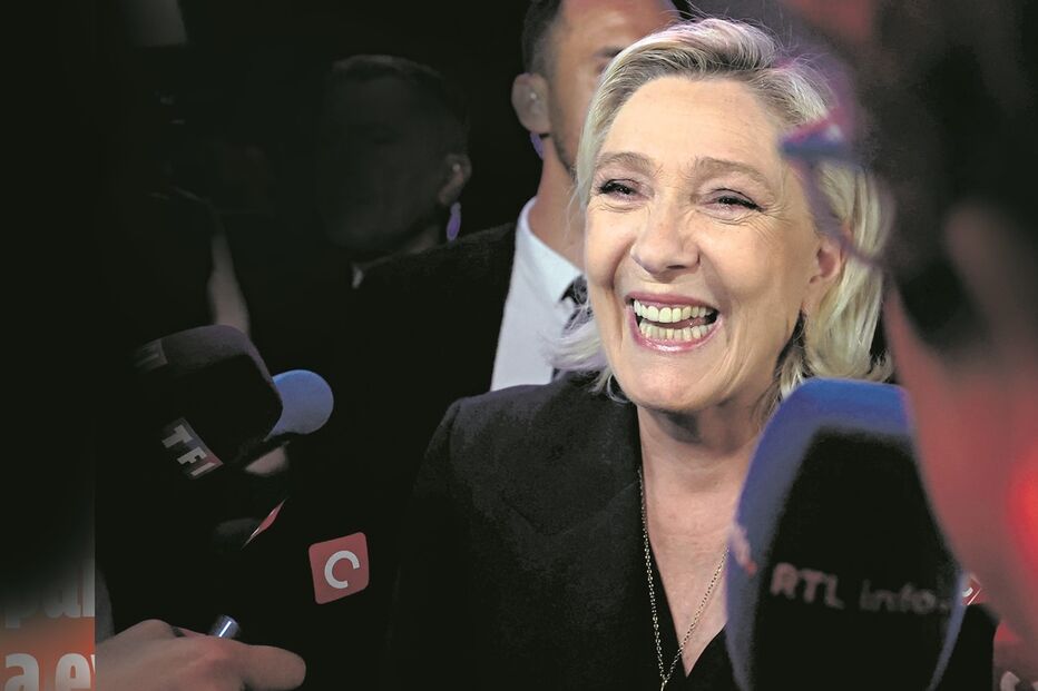 Resultados da primeira volta deixaram o partido de Marine Le Pen com um pé no Governo