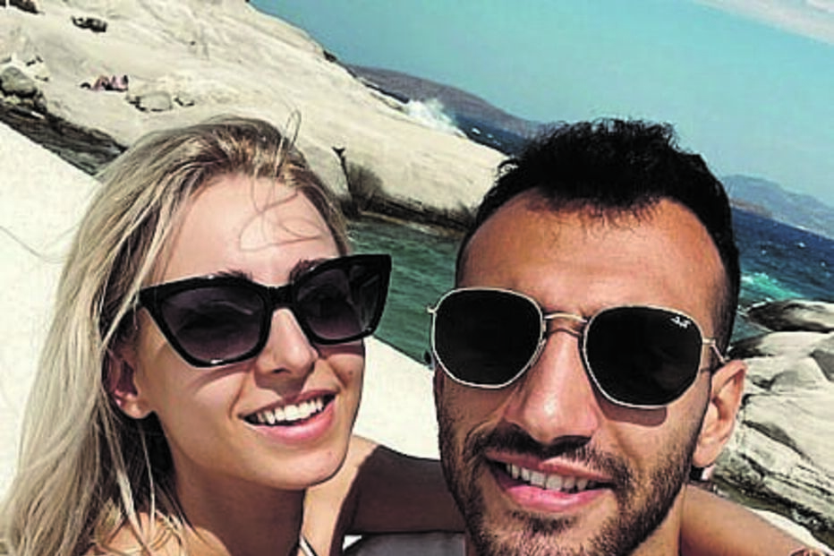 Pavlidis e a namorada