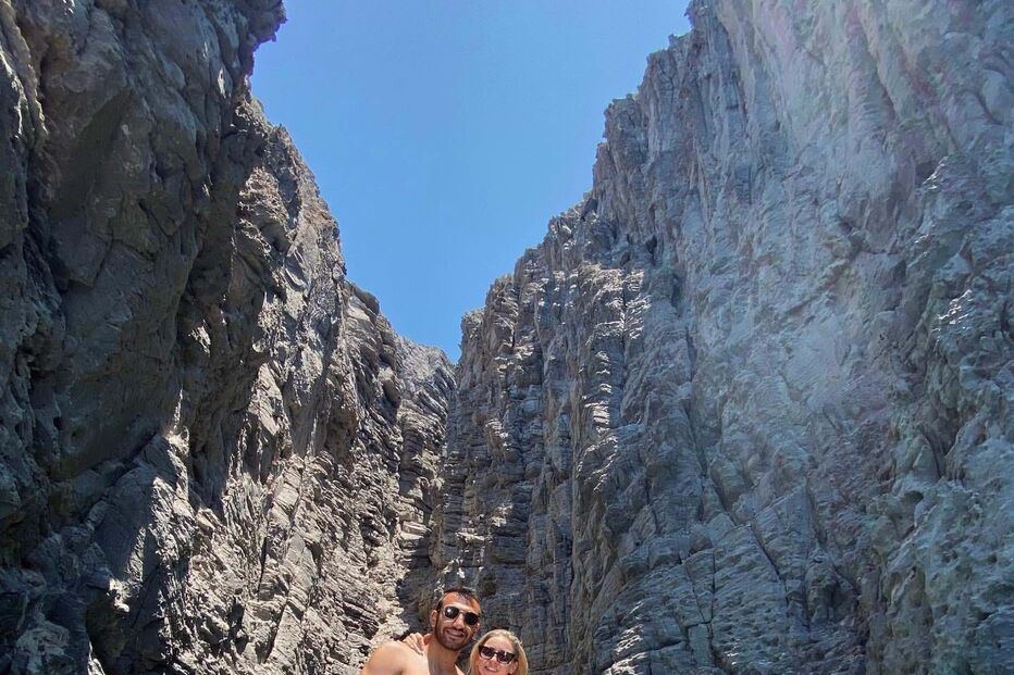 Pavlidis e a namorada