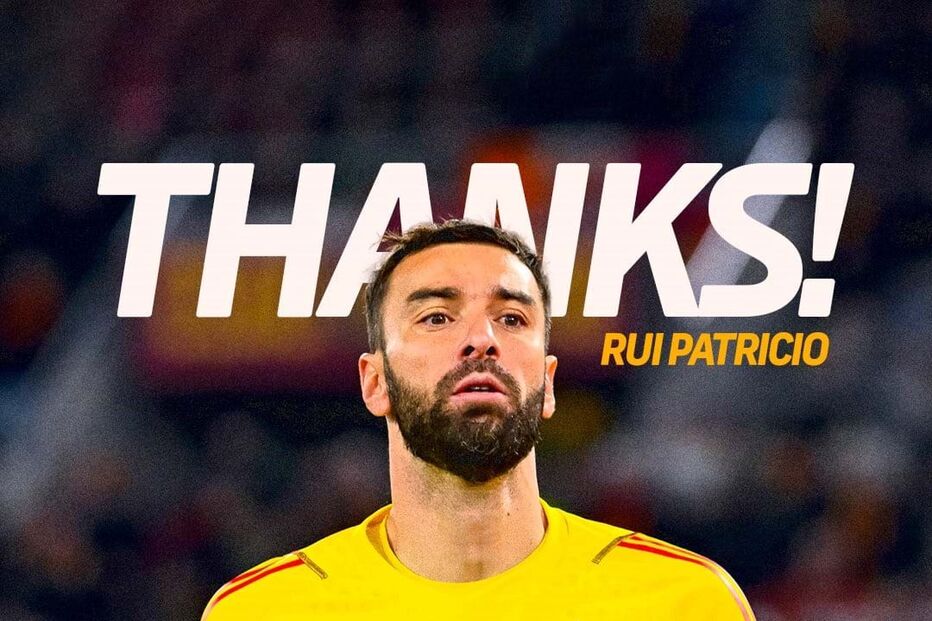 Roma oficializa a saída do guarda-redes Rui Patrício