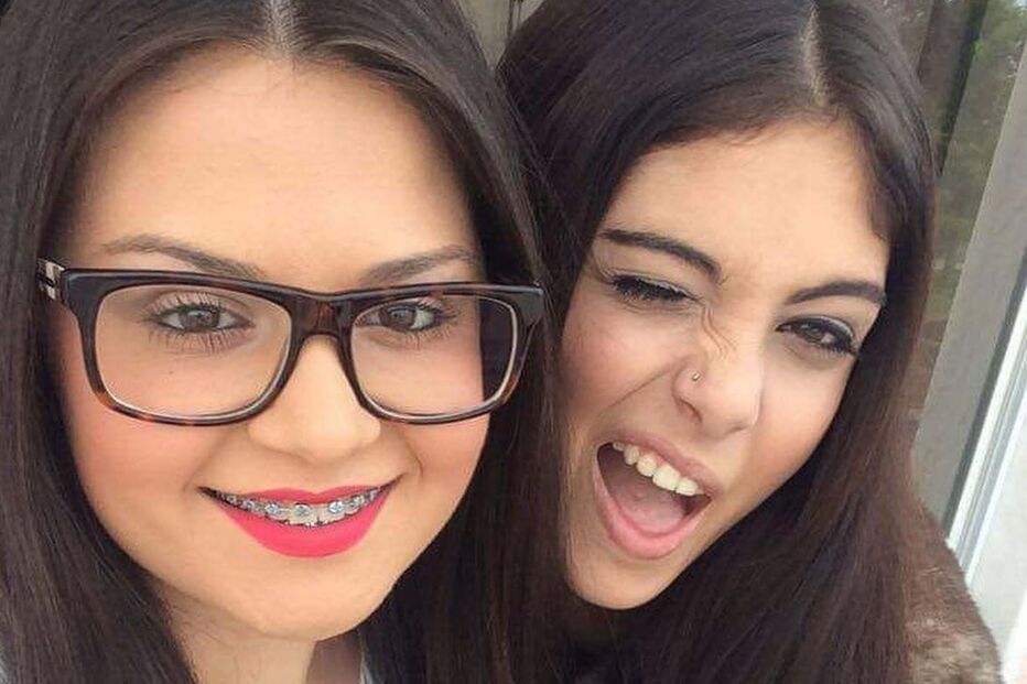 Filipa Nascimento com a prima Joana 