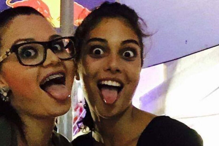 Filipa Nascimento com a prima Joana 