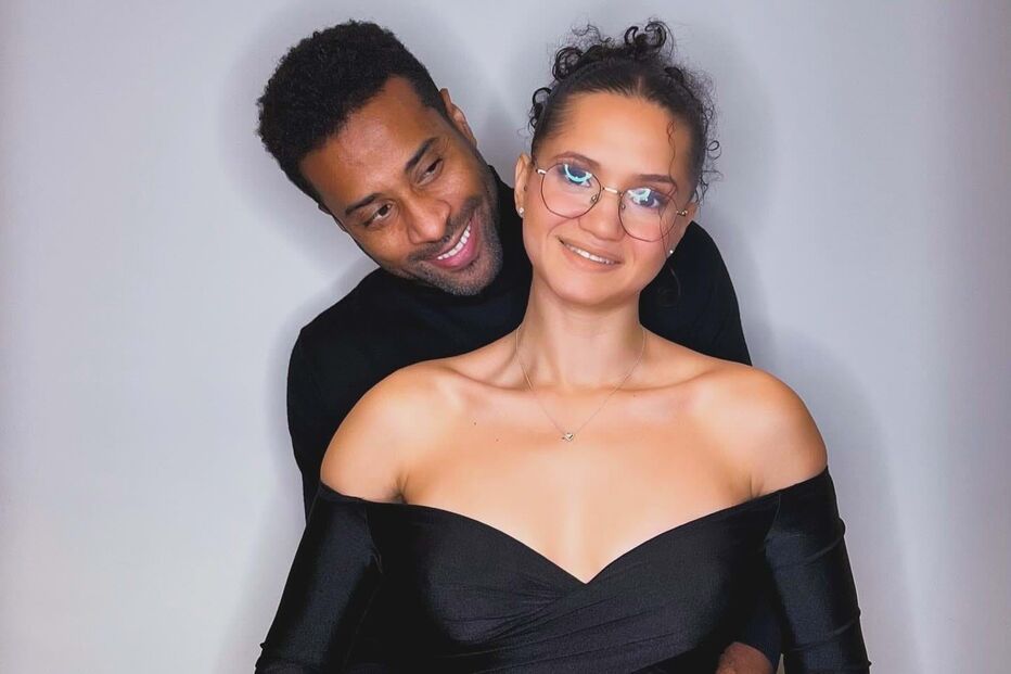 Nelson Évora e Evy Alberola