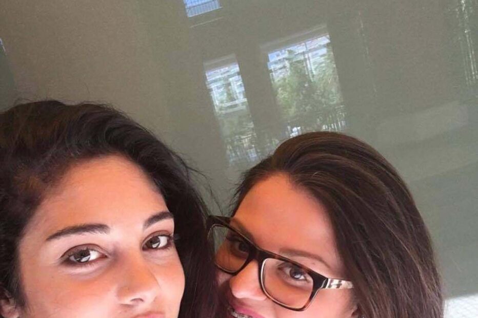 Filipa Nascimento com a prima Joana 