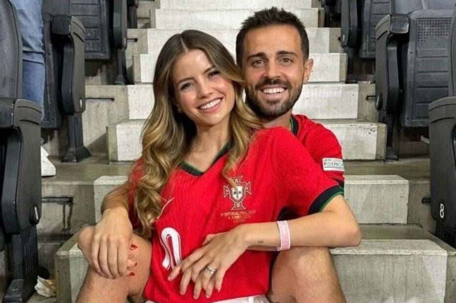 Bernardo Silva e a mulher, Inês