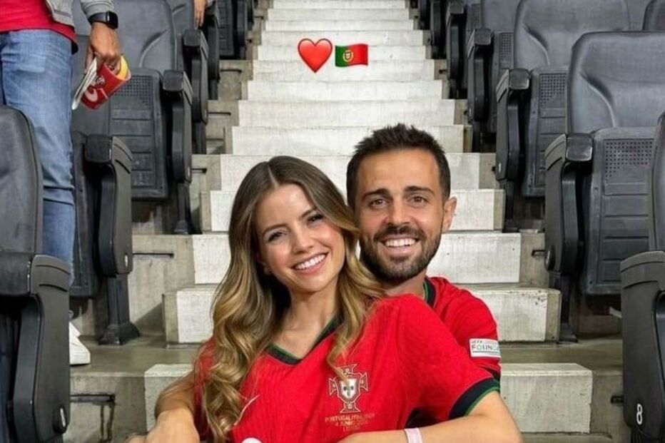 Bernardo Silva e a mulher, Inês