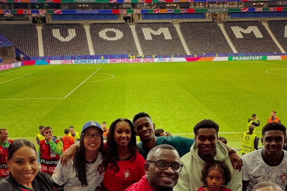 Nélson Semedo e a família