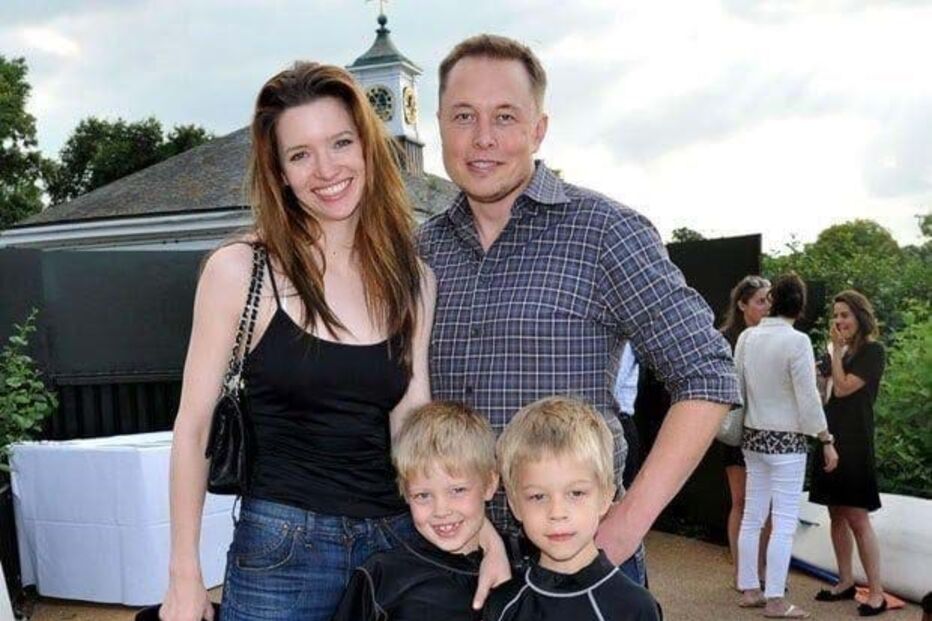 Musk com Justine Wilson