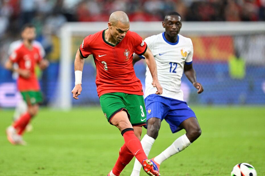 Pepe no Portugal-França do Euro 2024