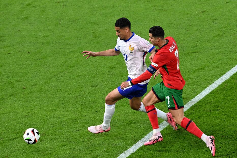 Cristiano Ronaldo no Portugal-França do Euro 2024