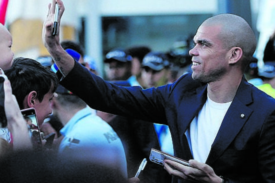 Pepe foi o jogador mais aplaudido 