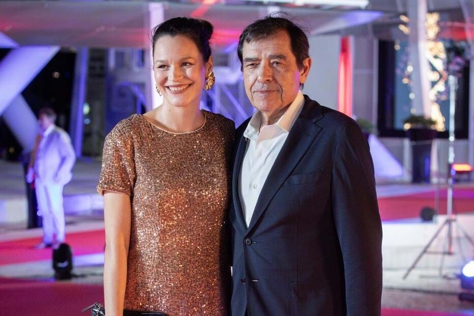 Joana de Verona e o diretor-geral da TVI, José Eduardo Moniz