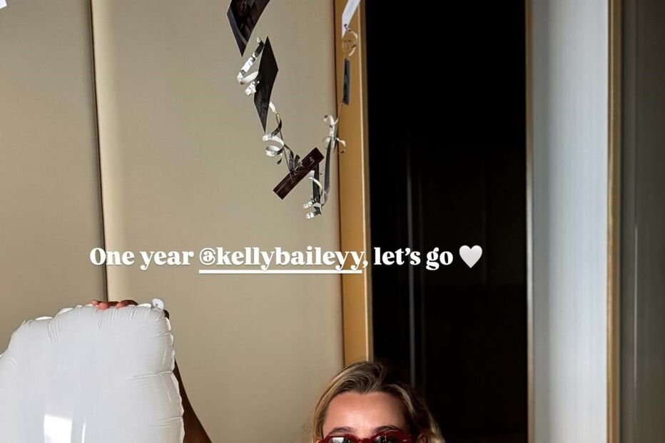 Kelly Bailey e o filho