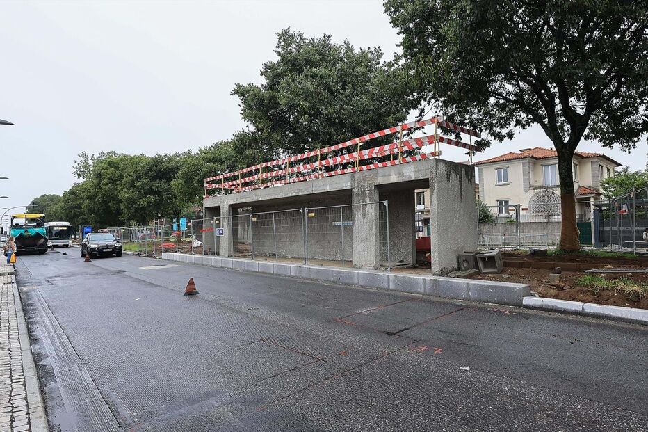 A infraestrutura das novas paragens do MetroBus no Porto