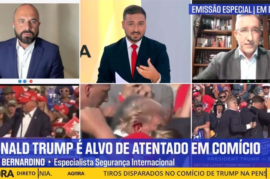 Now: Cobertura de atentado a Trump ganha à RTP-3