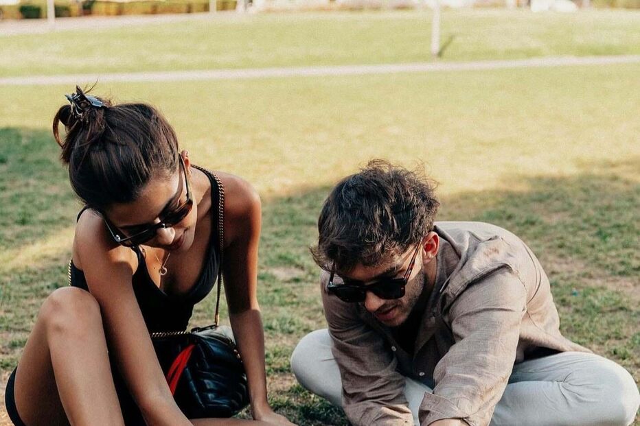 Francisca Cerqueira Gomes e Pierre Gasly 