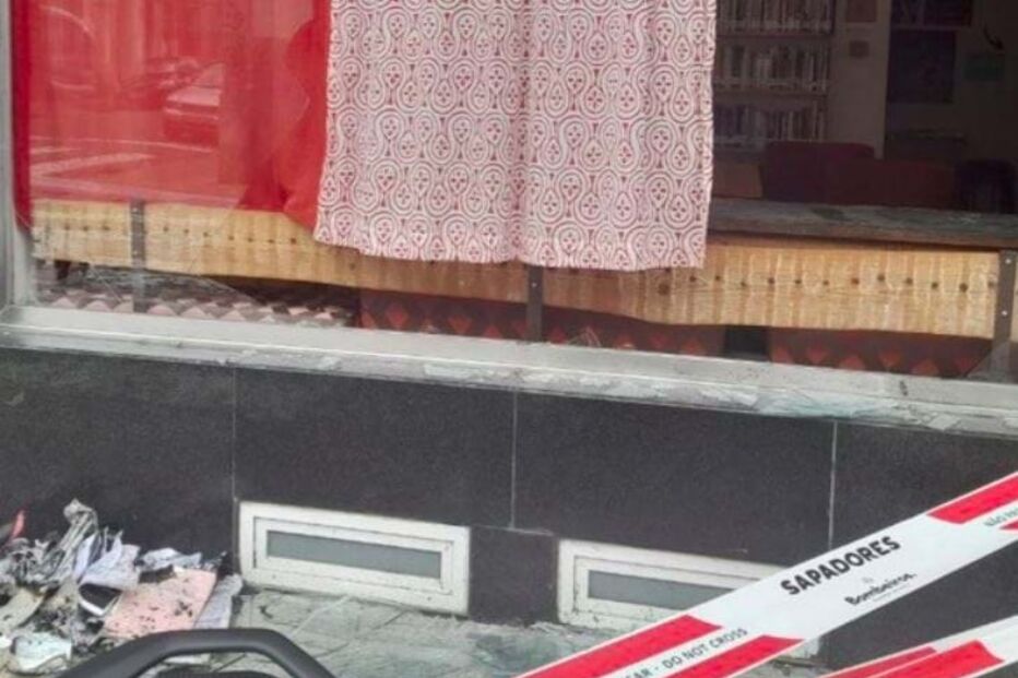 Ataque provocou inúmeros danos materiais 