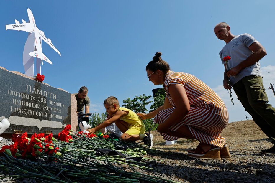 Cerimónia que assinala o 10.º aniversário do acidente de avião do voo MH17 da Malaysia Airlines