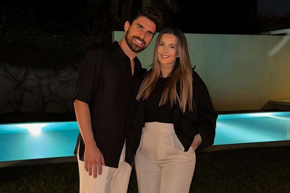 Ruben Neves e Débora Lourenço