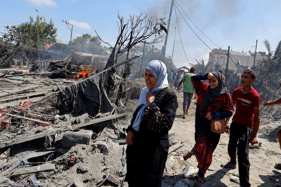 Zona humnitária de Al-Mawasi em Gaza