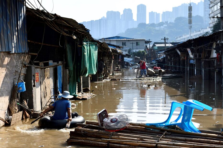 Inundações na China (Imagem de arquivo)