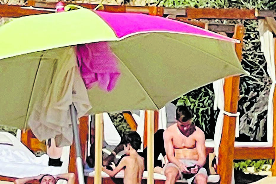 Sérgio Conceição com José e Francisco.